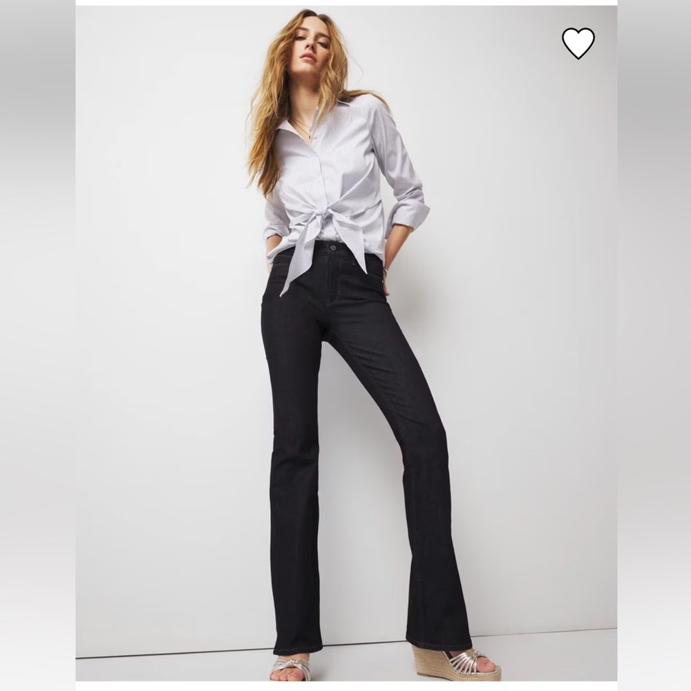 NWOT White House Black Market High-Rise Flare Jeans